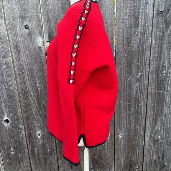 Bergland Austria Tiroler Sport Vintage Wool Pullover Sweater - Size Medium - Picture 7 of 15